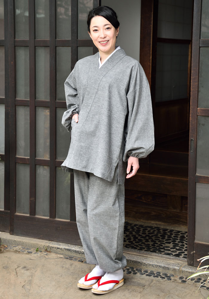 レディース作務衣 (上のみ) - 通販 - toptelha.net.br