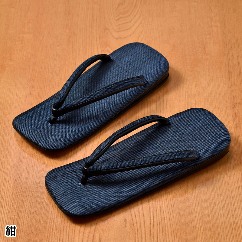 ホースヘア雪駄(紺・黒)(M-LL) | 和装品,履物・足袋,履物 | 作務衣と 