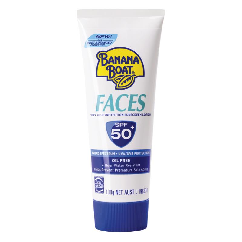 Banana Boat】Faces Sunscreen SPF 50+ フェイス用日焼け止め