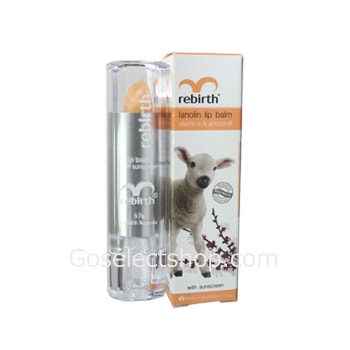 ��Lanopearl��Rebirth Lanolin Lip Balm with Sunscreen & Vitamin E [��Υѡ���] ��С��� ��Υ�� ��åץС��� with ���󥹥��꡼�� & �ӥ��ߥ�E