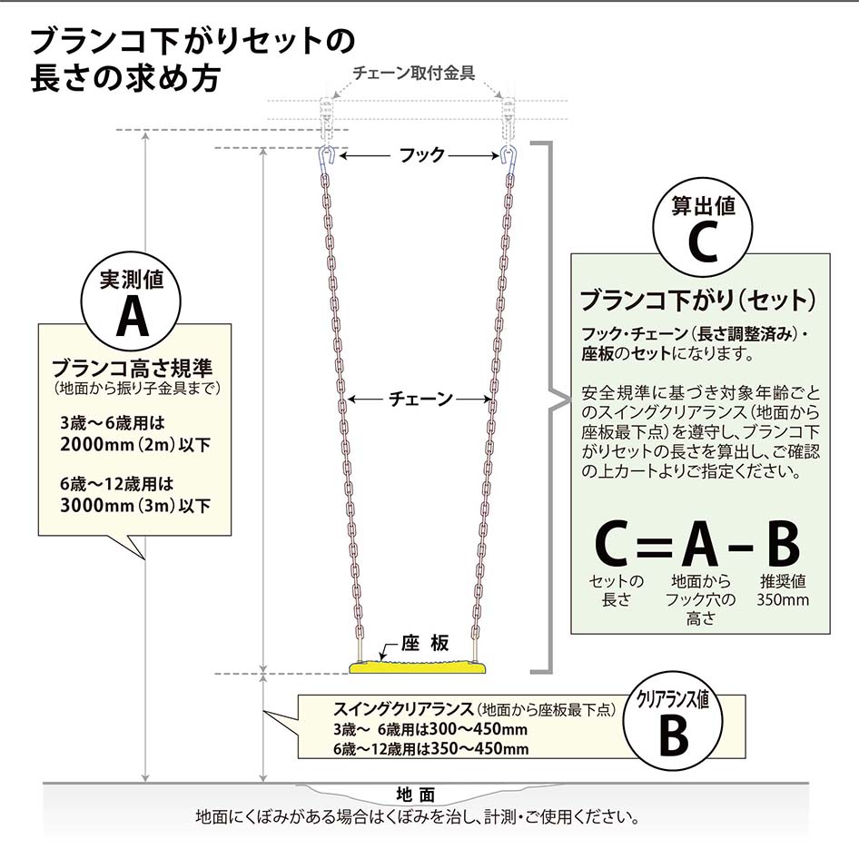 SW-0901Y-SETブランコ下がり（各色） | すべての商品 | 後藤体器ネット