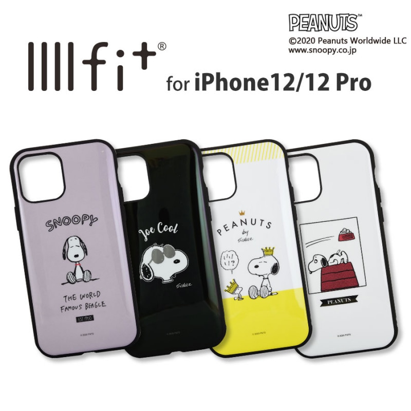 ピーナッツ　IIIIfit iPhone12/12 Pro対応 ケース