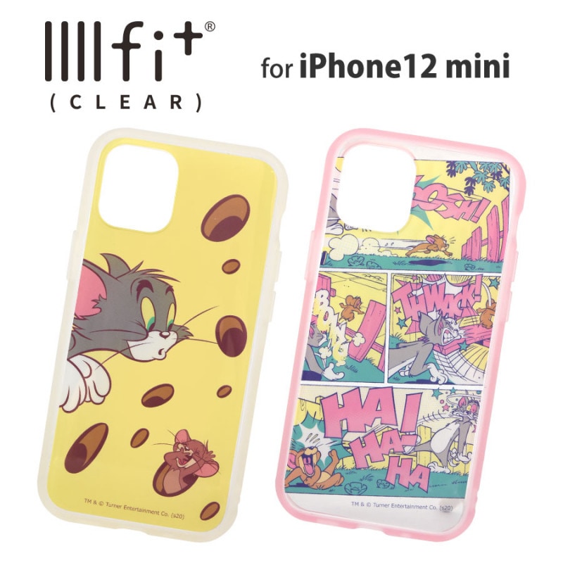 トムとジェリー　IIIIfit Clear iPhone12 mini対応ケース