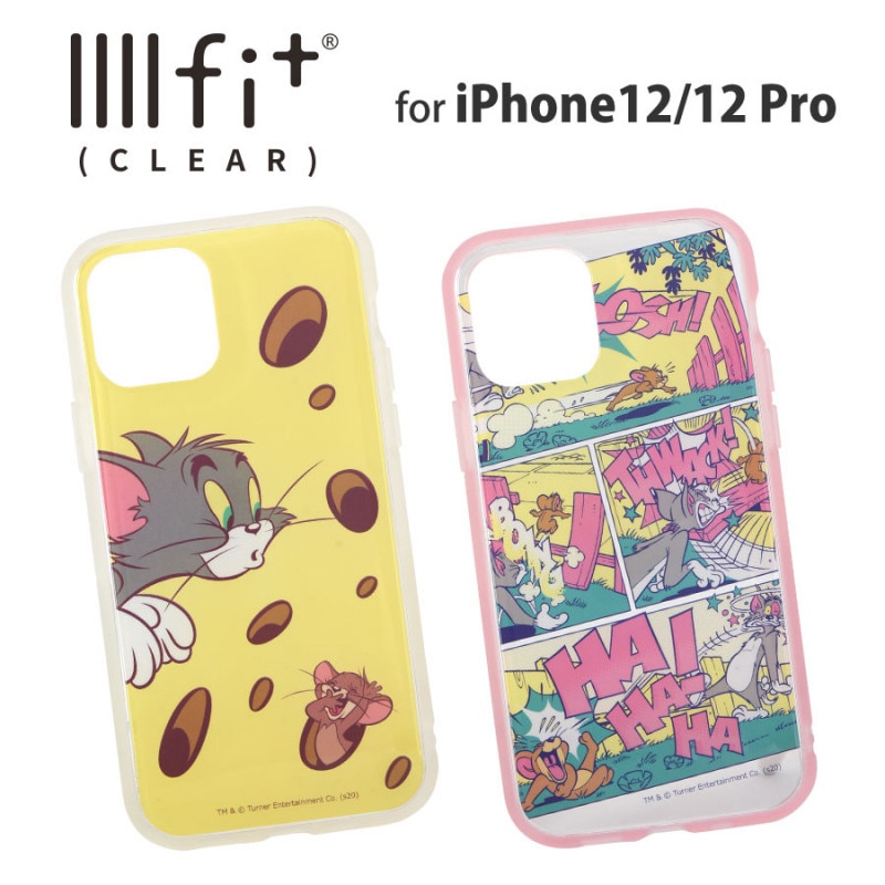 トムとジェリー　IIIIfit Clear iPhone12/12 Pro対応ケース