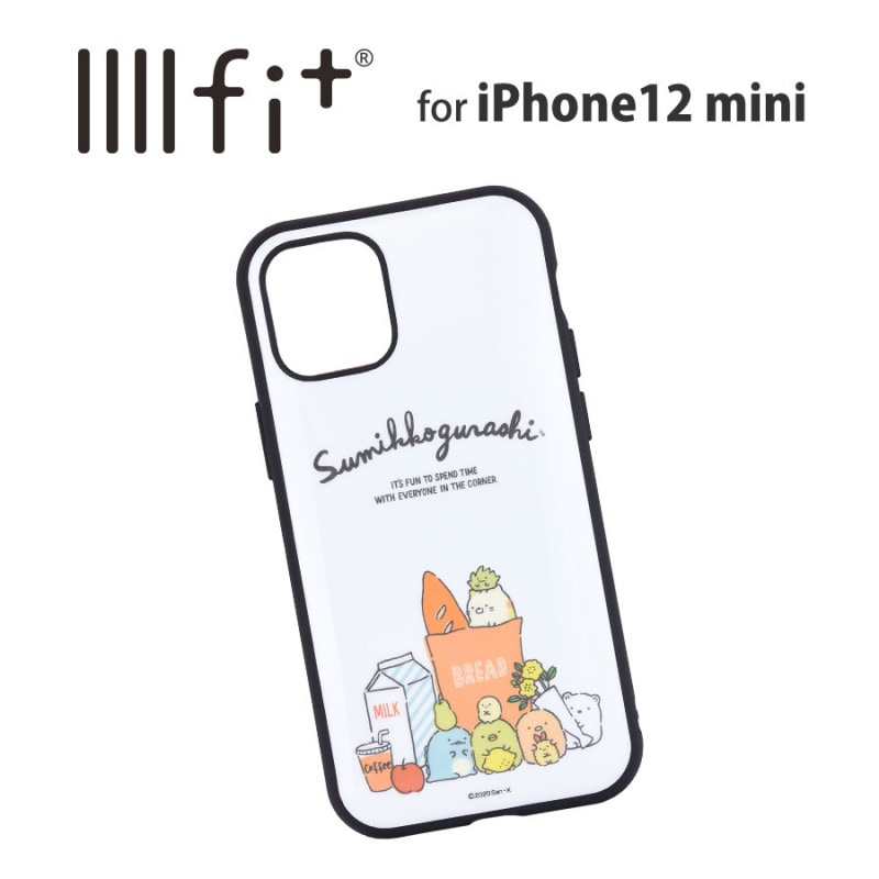 すみっコぐらし　IIIIfit iPhone12 mini対応ケース