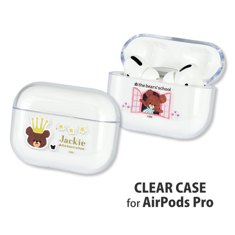 くまのがっこう　AirPods Pro クリアケース