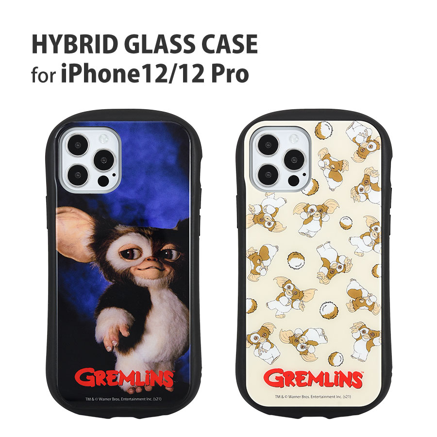 グレムリン／iPhone12/12 Pro対応 ハイブリッドガラスケース