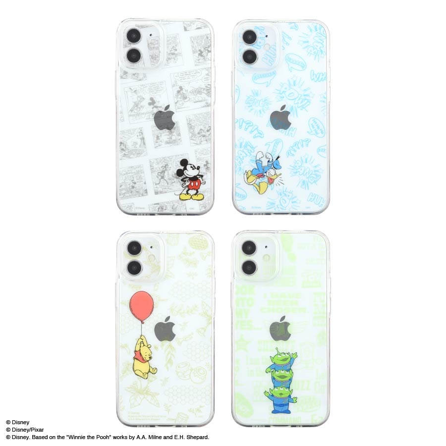 ディズニーキャラクター ピクサーキャラクター Iiiifit Crystal Shell Iphone12 Mini対応ケース た行 ディズニー ミッキー フレンズ グルマンディーズ公式オンラインショップ