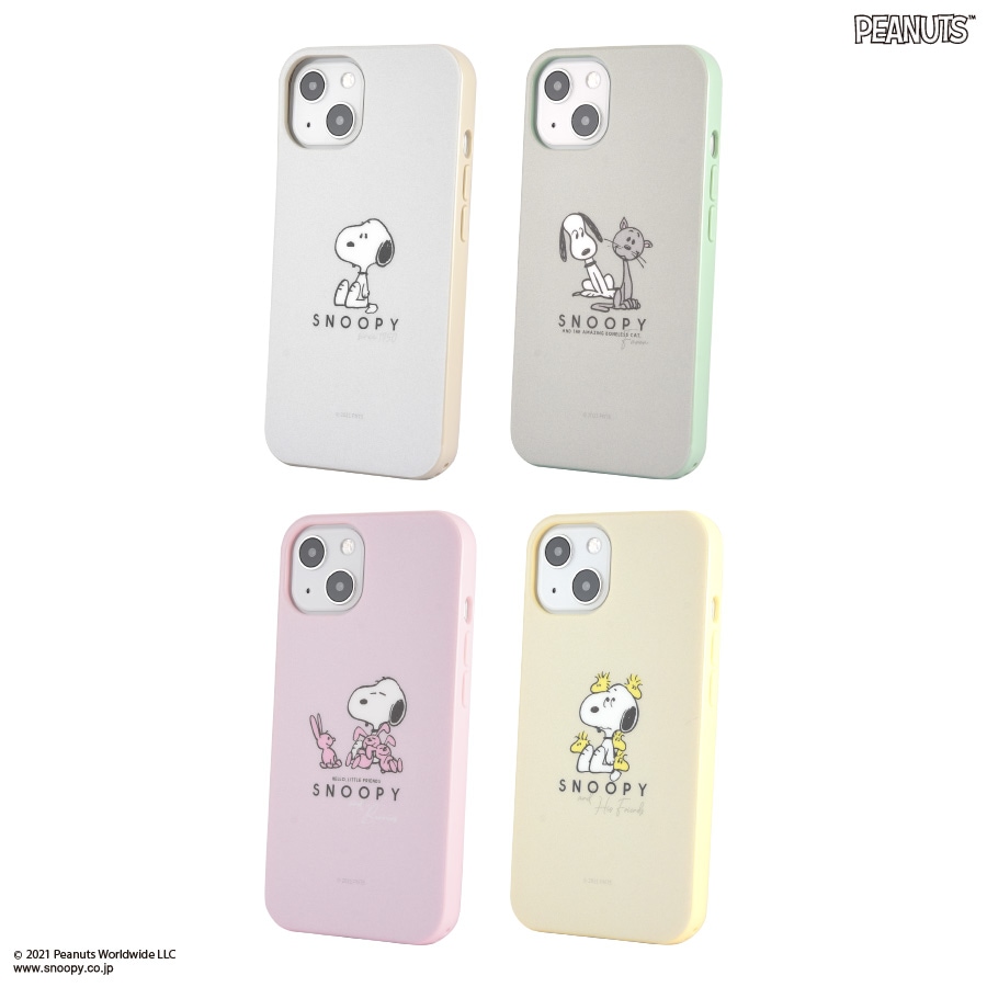 ピーナッツ iPhone13対応 ソフトケース