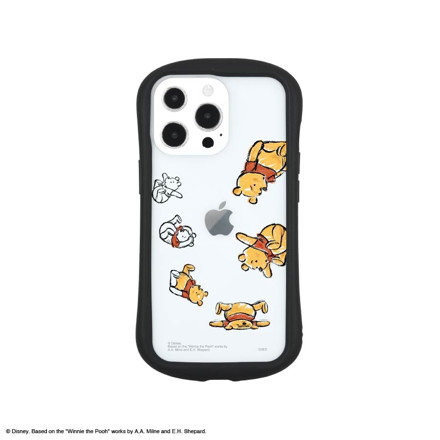 ディズニーキャラクター／iPhone13 Pro対応 ハイブリッドクリアケース