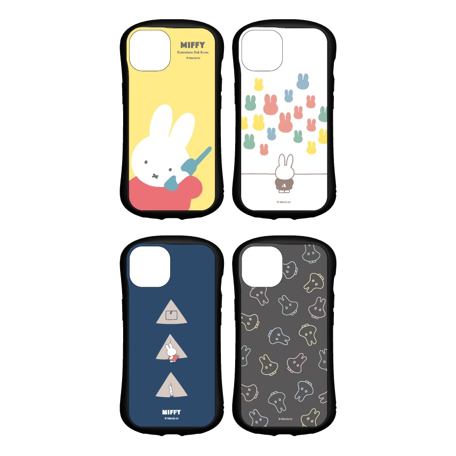 ミッフィー　iPhone13対応 ハイブリッドガラスケース