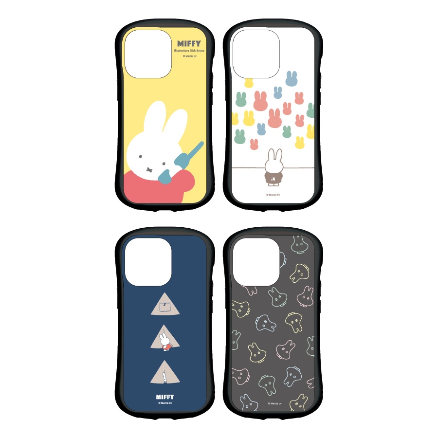 ミッフィー　iPhone13 Pro対応 ハイブリッドガラスケース