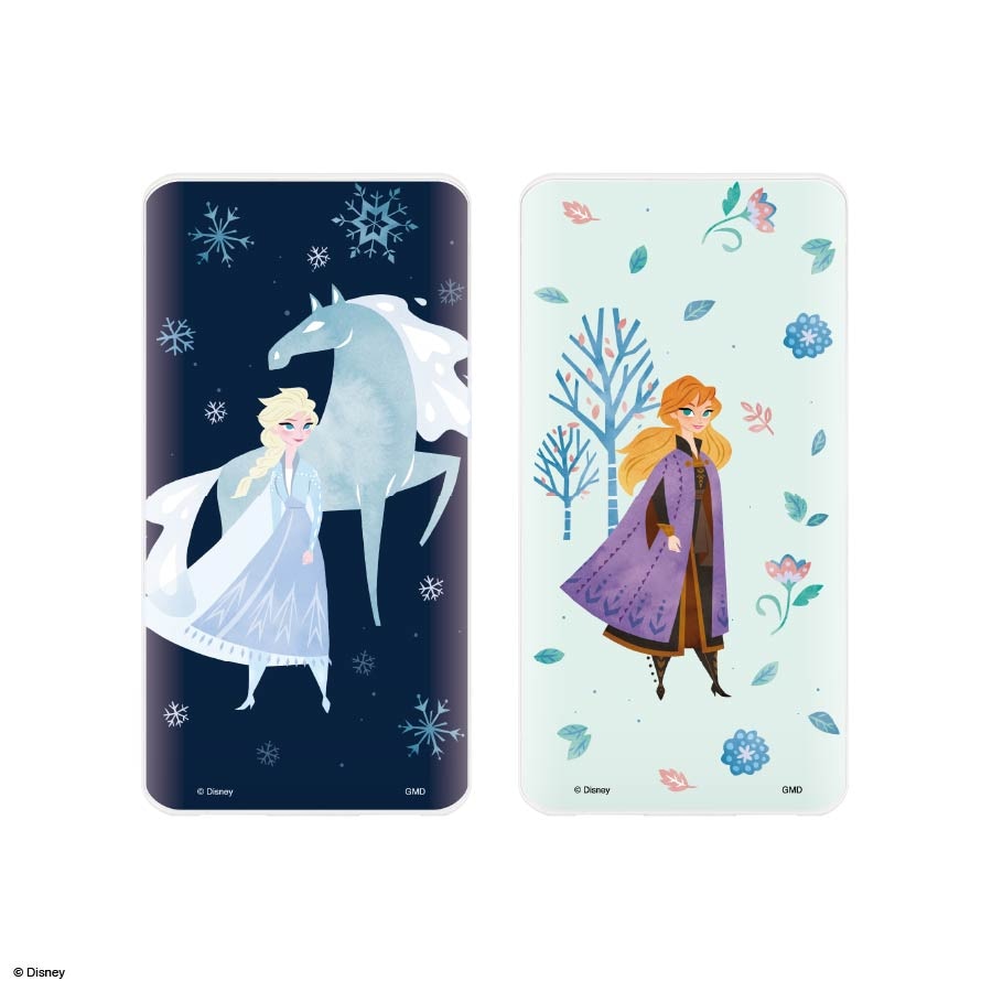 ディズニー『アナと雪の女王』／USB/USB Type-C 4000mAh リチウムイオンポリマー充電器2.1A