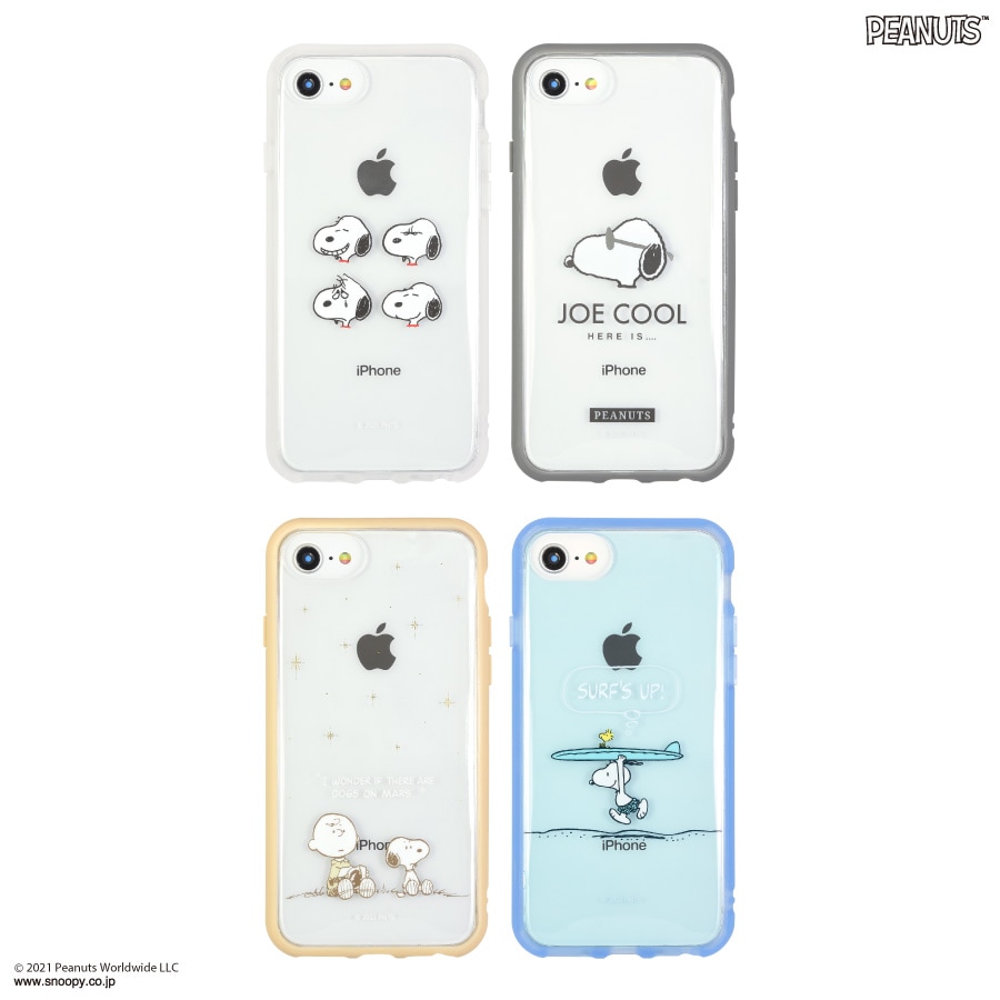ピーナッツ　IIIIfit Clear iPhoneSE(第2世代)/8/7/6s/6対応ケース