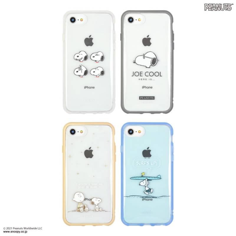 ピーナッツ IIIIfit Clear iPhoneSE(第2世代)/8/7/6s/6対応ケース | は