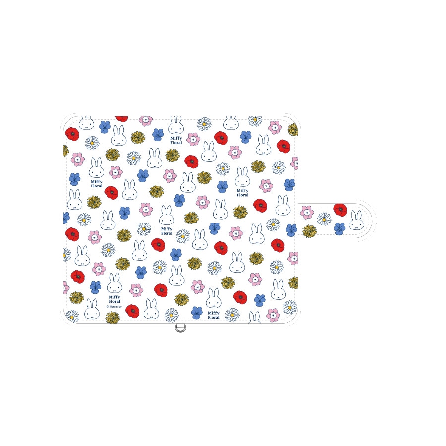 ミッフィー Miffy Floral　マルチフリップカバー(M+)