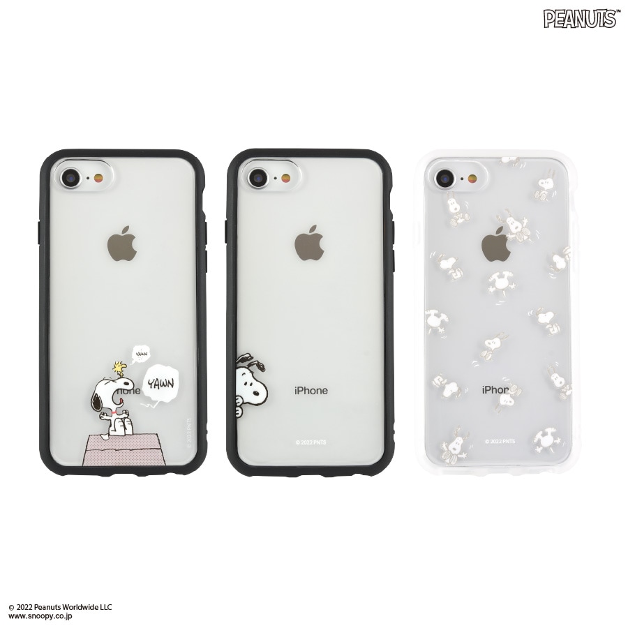 ピーナッツ  IIIIfit Clear iPhoneSE(第3世代/第2世代)/8/7/6s/6対応ケース