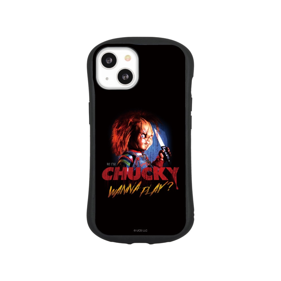 CHUCKY iPhone13対応 ハイブリッドガラスケース