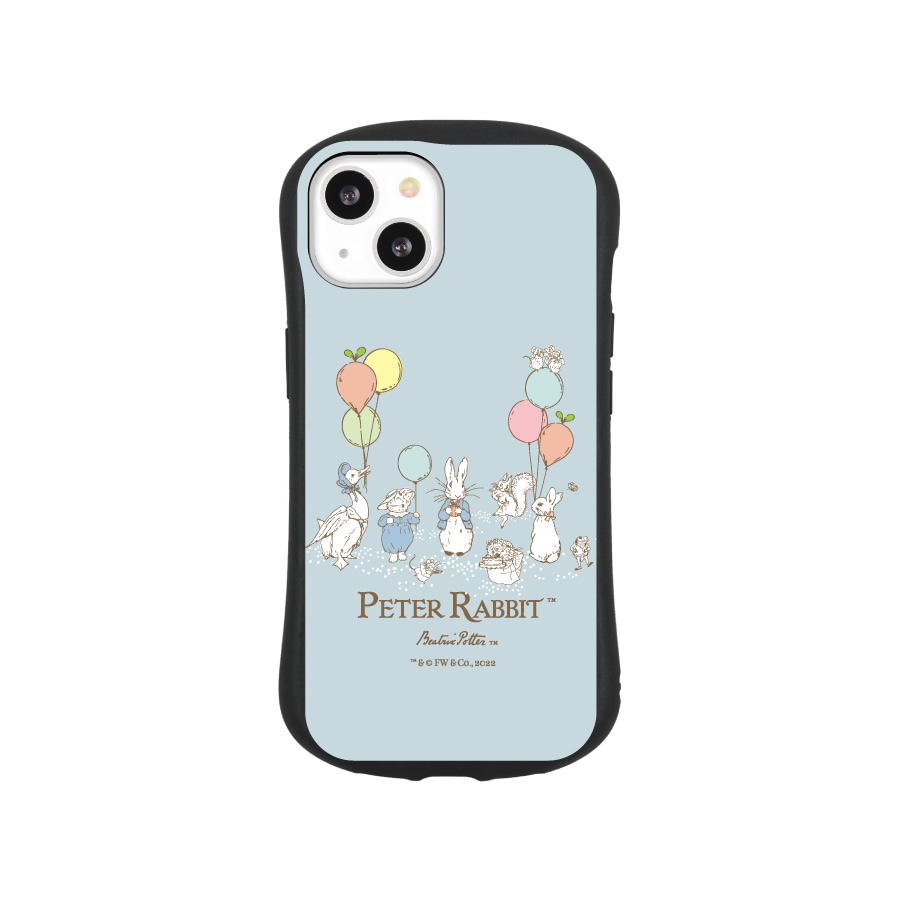 ピーターラビット iPhone13 対応 ハイブリッドガラスケース