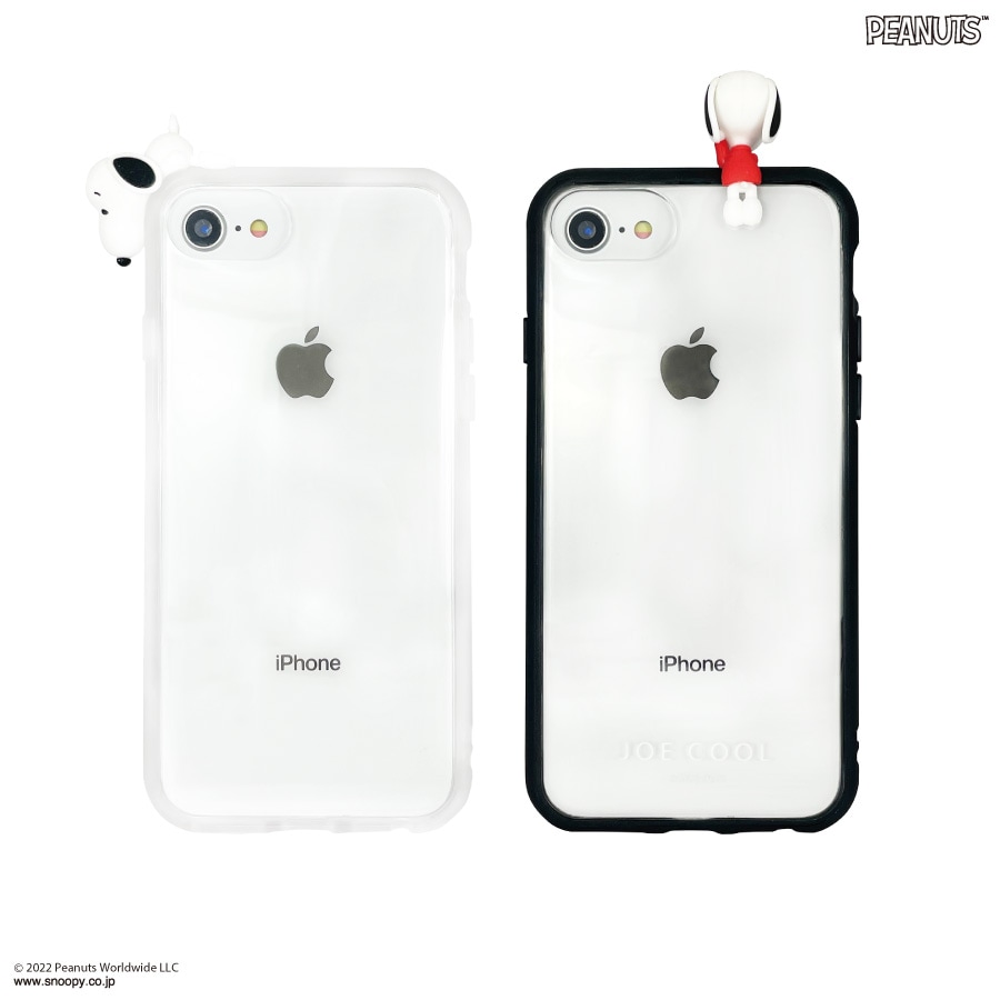 ピーナッツ　フレーム IIIIfit Clear iPhoneSE(第2世代)/8/7/6s/6対応ケース