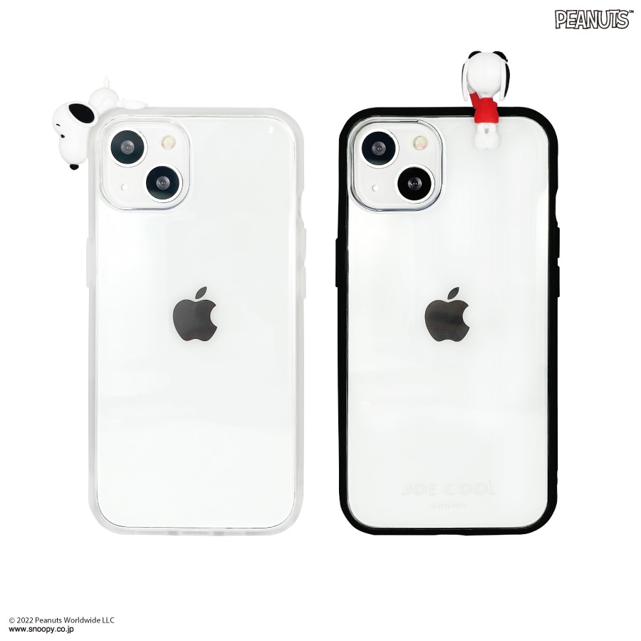 ピーナッツ　フレーム IIIIfit Clear iPhone13対応ケース