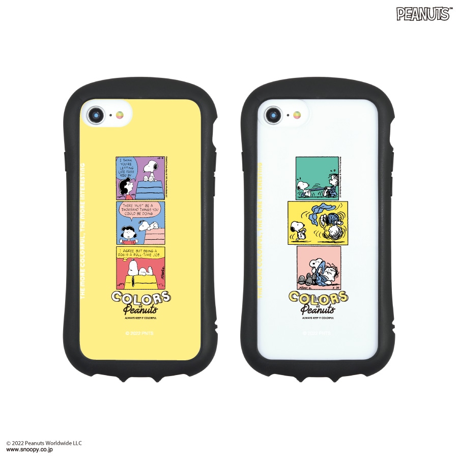ピーナッツ　iPhoneSE(第3世代/第2世代)/8/7/6s/6対応 ハイブリッドクリアケース
