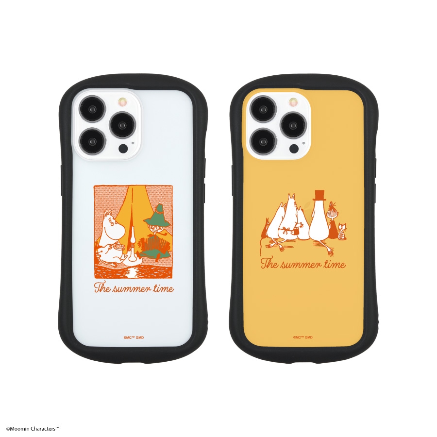 ムーミン【The summer time】　iPhone13 Pro対応 ハイブリッドクリアケース