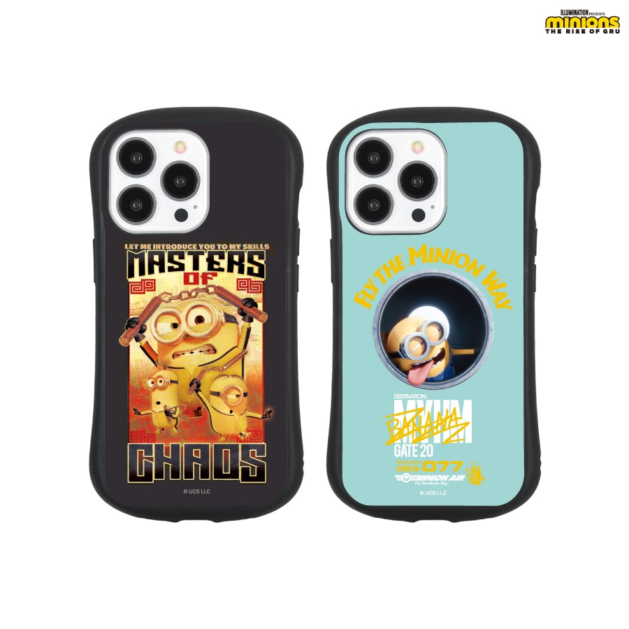 『ミニオンズ フィーバー』シリーズ iPhone13 Pro対応 ハイブリッドガラスケース