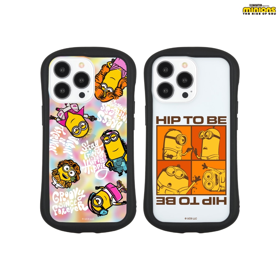 『ミニオンズ フィーバー』シリーズ iPhone13 Pro対応 ハイブリッドクリアケース