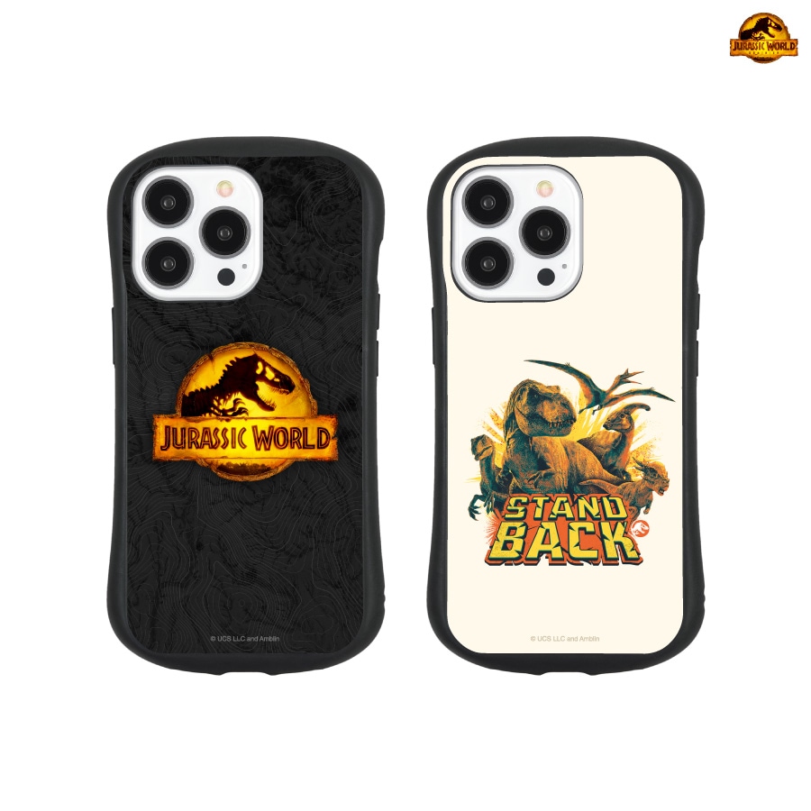 ジュラシック・ワールド iPhone13 Pro対応 ハイブリッドガラスケース