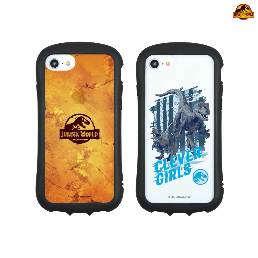 ジュラシック・ワールド iPhoneSE(第3世代/第2世代)/8/7/6s/6対応 ハイブリッドクリアケース