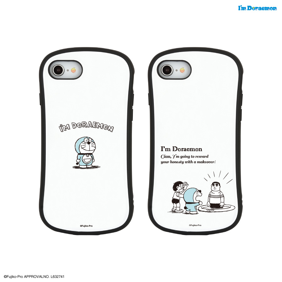 I'm Doraemon iPhoneSE(第3世代/第2世代)/8/7/6s/6対応 ハイブリッドガラスケース