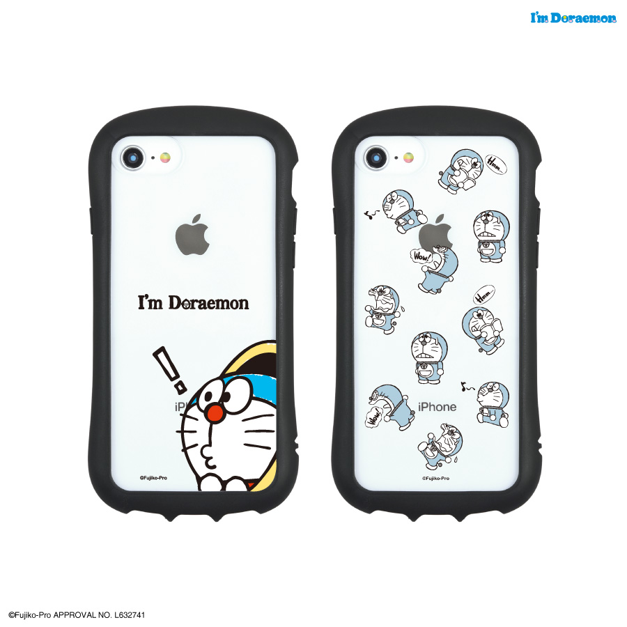 I'm Doraemon iPhoneSE(第3世代/第2世代)/8/7/6s/6対応 ハイブリッドクリアケース