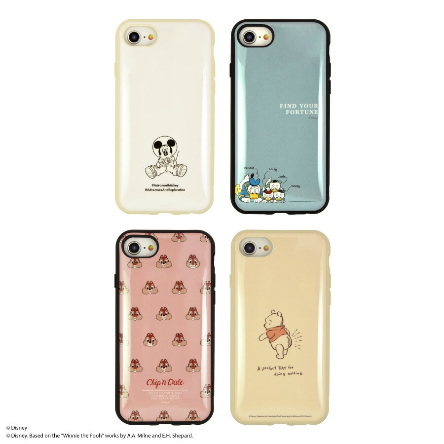 ディズニーキャラクター／IIIIfit iPhoneSE(第3世代/第2世代)/8/7/6s/6対応 ケース