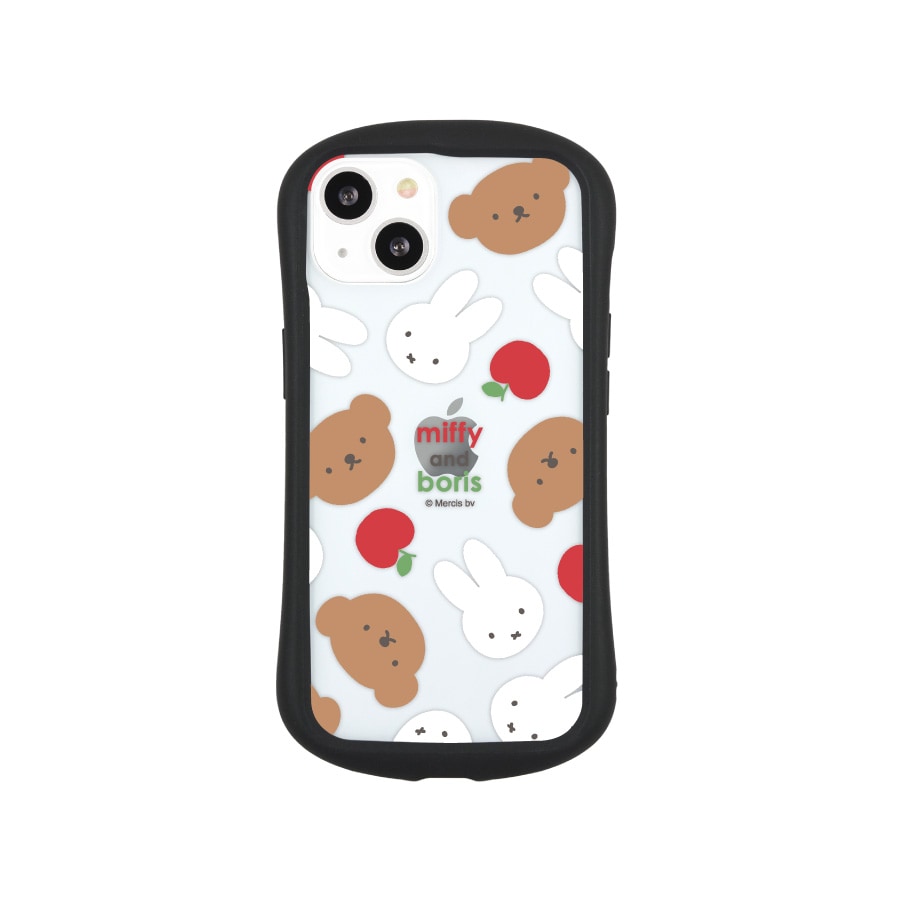 ミッフィー miffy and boris iPhone13対応 ハイブリッドクリアケース