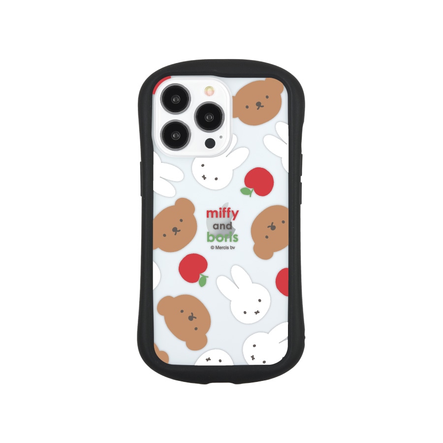 ミッフィー miffy and boris iPhone13 Pro対応 ハイブリッドクリアケース