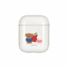 ミッフィー miffy and boris AirPods(第1世代/第2世代) クリアケース|ミッフィー|ま行