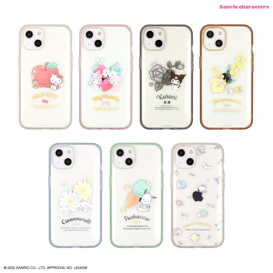 サンリオキャラクターズ IIIIfit Clear iPhone14 / 13 対応 ケース