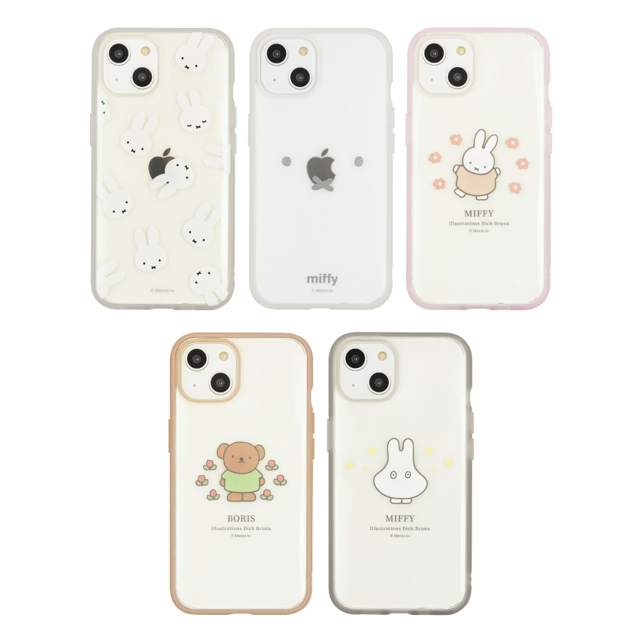 ミッフィー IIIIfit Clear iPhone14 / 13 対応 ケース