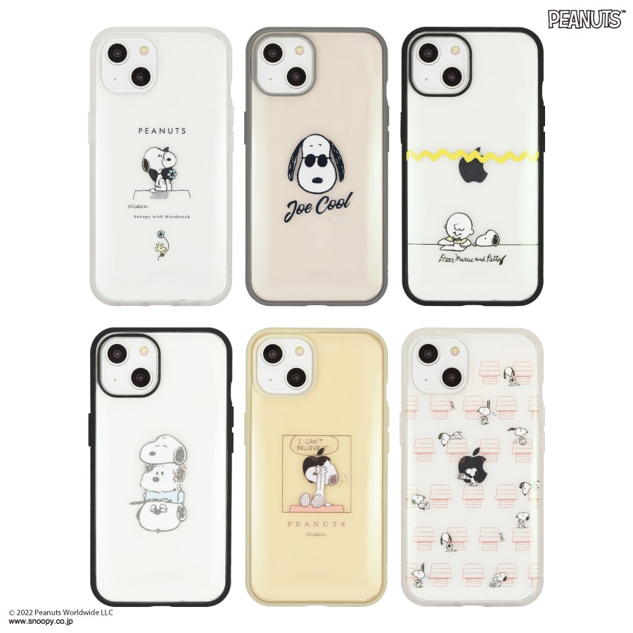 ピーナッツ IIIIfit Clear iPhone14 / 13 対応 ケース