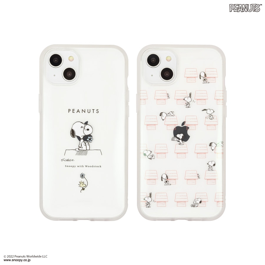 ピーナッツ IIIIfit Clear iPhone14 Plus 対応 ケース