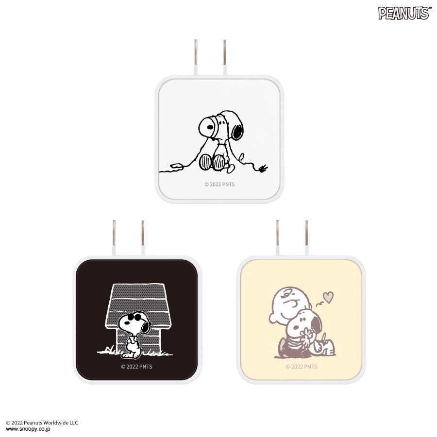 ピーナッツ USB / USB Type-C ACアダプタ