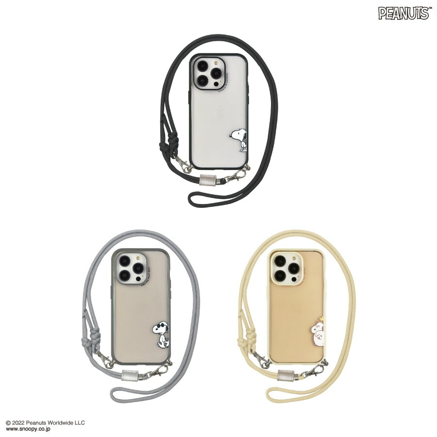 ピーナッツ IIIIfit Loop iPhone14 Pro / 13 Pro 対応 ケース