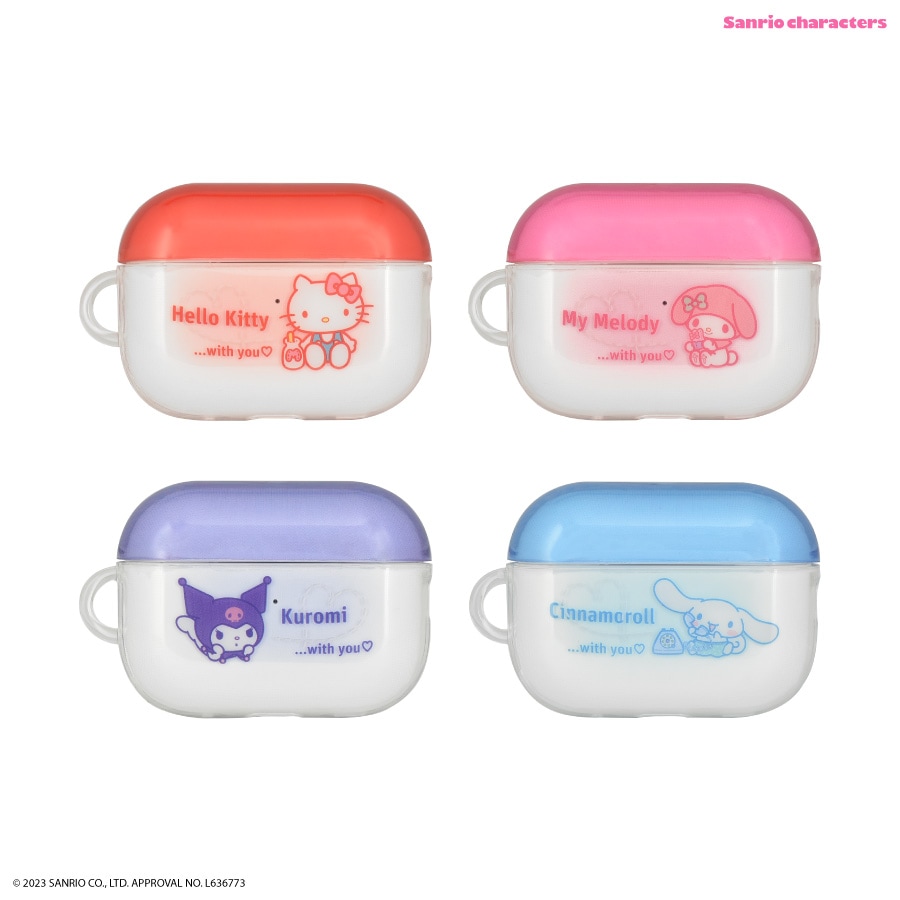 サンリオキャラクターズ AirPods Pro(第2世代)/AirPods Pro 対応 ソフトケース