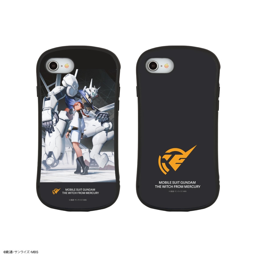 機動戦士ガンダム 水星の魔女 iPhoneSE(第3世代/第2世代)/8/7/6s/6対応 ハイブリッドガラスケース