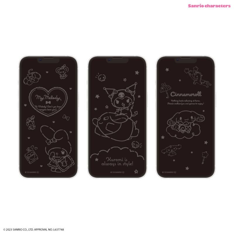 サンリオキャラクターズ iPhone14 / 13 / 13 Pro 対応 ガラス