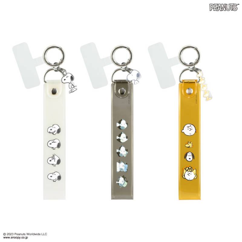 ピーナッツ スヌーピー マルチリングプラス クリアハンドストラップ