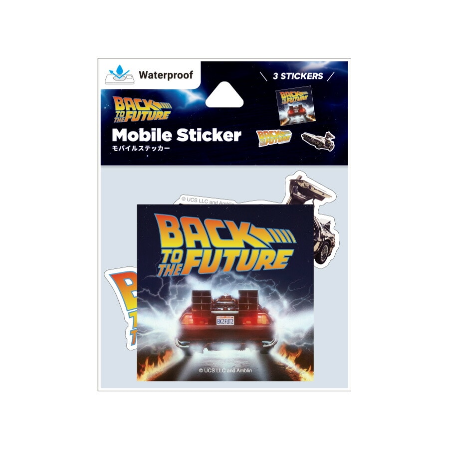 BACK TO THE FUTURE モバイルステッカー