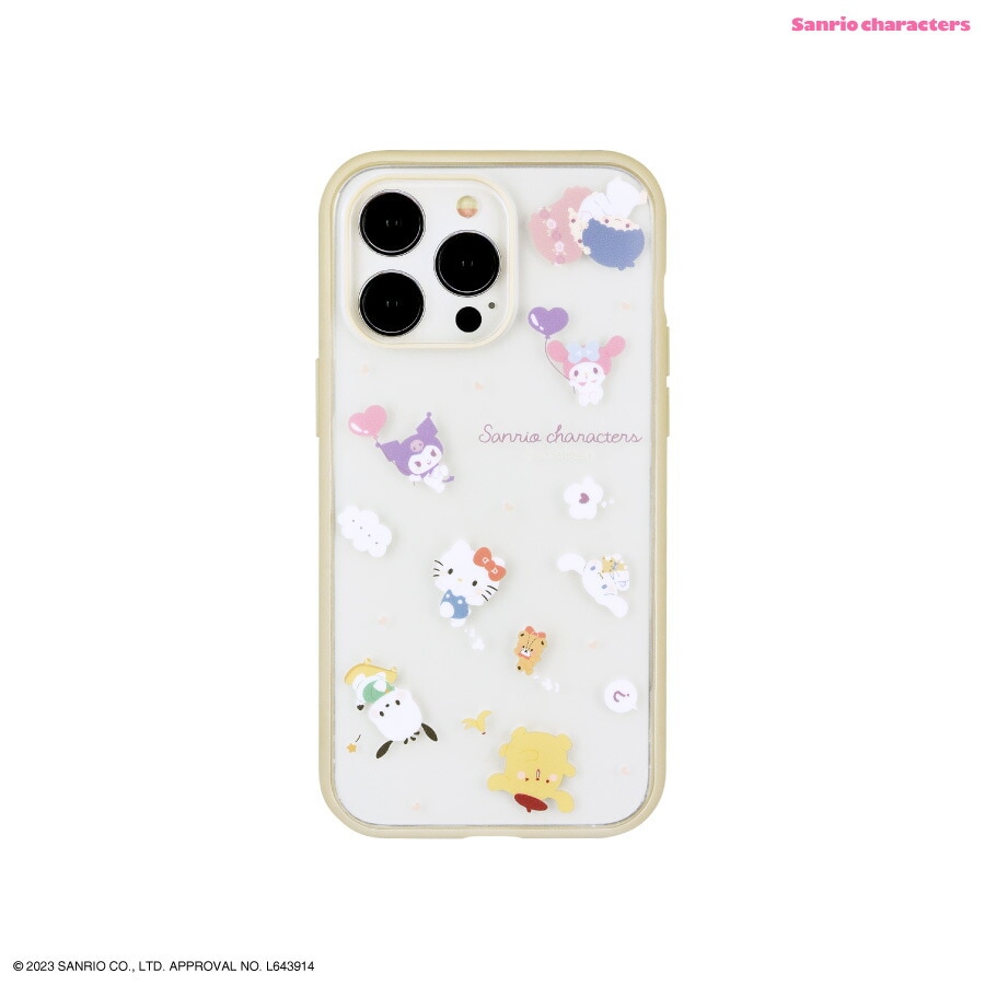 サンリオキャラクターズ IIIIfit Clear iPhone15 Pro Max 対応 ケース