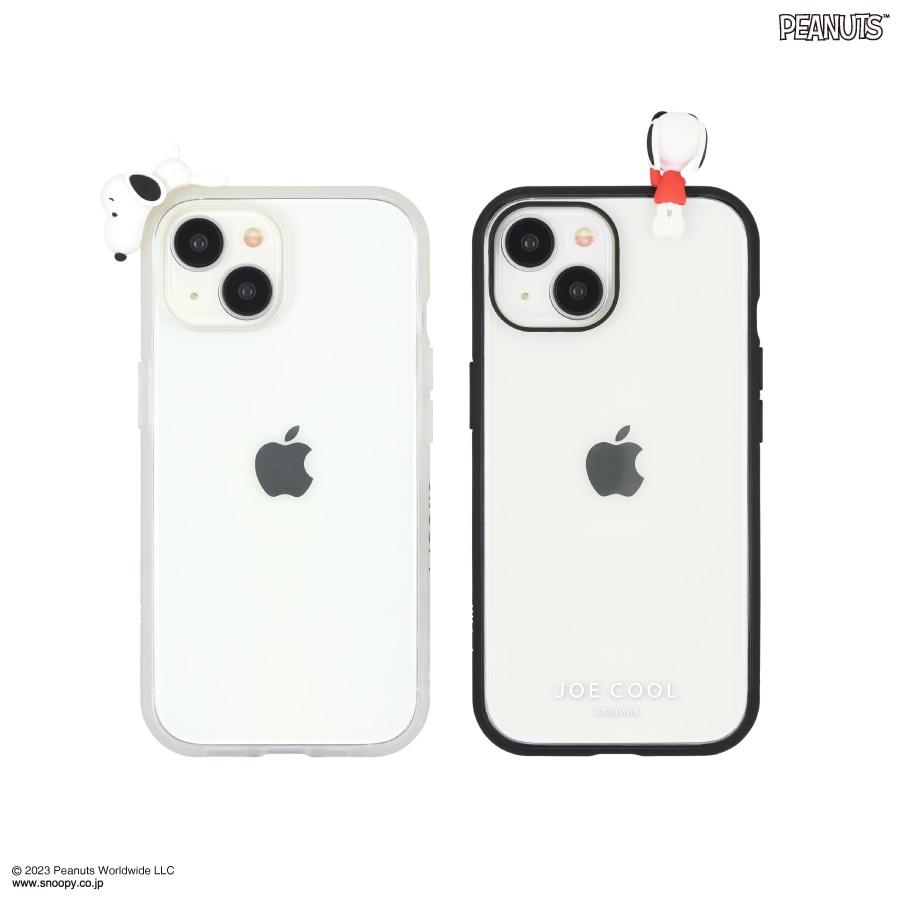 ピーナッツ フレーム IIIIfit Clear iPhone15 / 14 / 13 対応 ケース